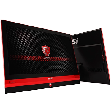 MSI Gaming 24GE: Immersive All-in-One Experience 3D model image 1 