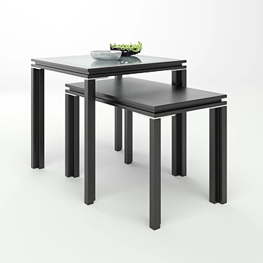 PORTOFINO: Modern Italian Console Table 3D model image 1 