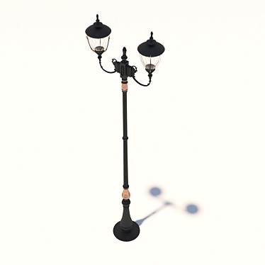 Classic Street Lamp 3D model image 1 