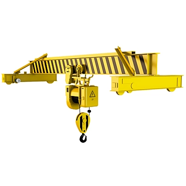 Lift Crane 3D model image 1 