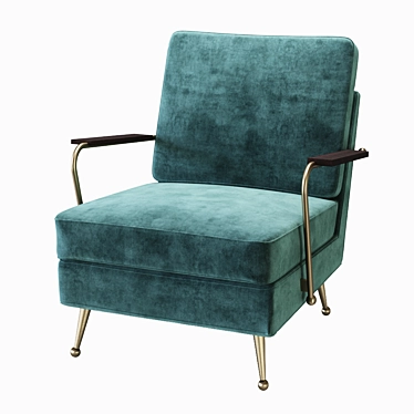 Gamble Armchair - Stylish and Comfortable! 3D model image 1 