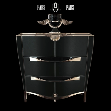 Elegant Wings Dresser 3D model image 1 