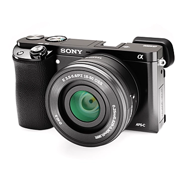 Sony Alpha A6000 Mirrorless Camera 3D model image 1 