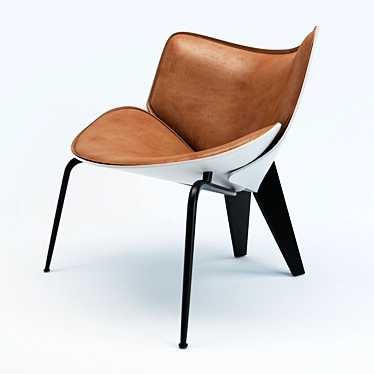 Elegant Do-Maru Chair: Modern Comfort 3D model image 1 