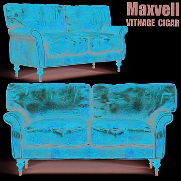 Luxury Vintage Cigar Sofa 3D model image 1 