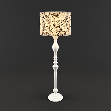 Elegante Sphere Floor Lamp 3D model image 1 