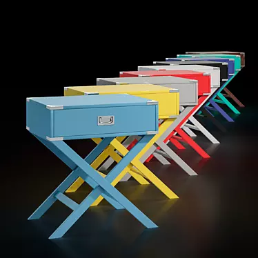 Vibrant Choices: INSPIRE Q Tables 3D model image 1 