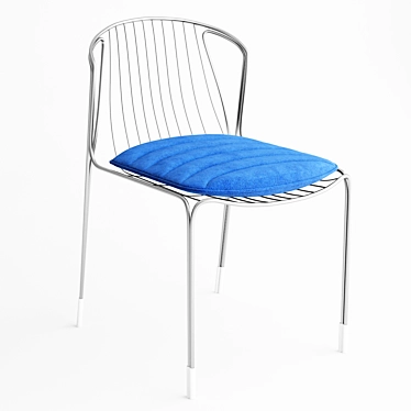 Tait Tidal Chair: Streamlined Seating Solution 3D model image 1 