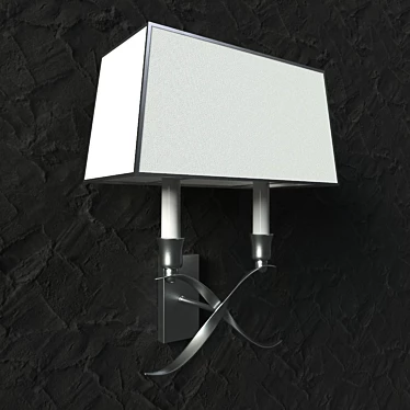 Sleek Wall Light 3D model image 1 