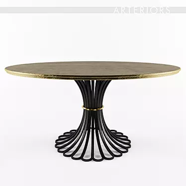 Elegant Draco Dining Table: A Stunning Statement. 3D model image 1 