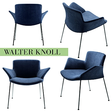 Walter Knoll Burgaz Armchair 3D model image 1 