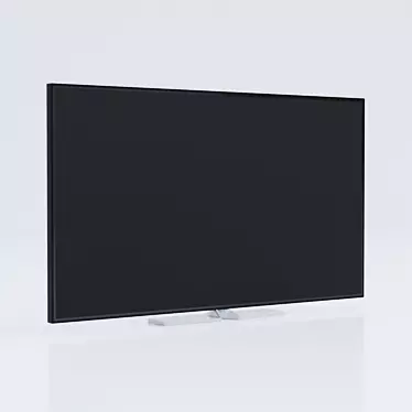 Sleek Slim Smart TV 3D model image 1 