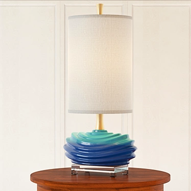 Elegant Talucah Table Lamp by Uttermost 3D model image 1 