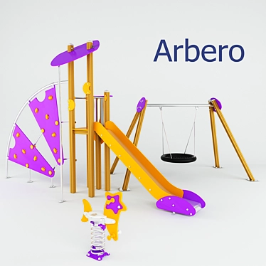 Arbero Playground Equipment 3D model image 1 