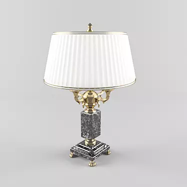 Classic Style Table Lamp: Riperlamp 616AB 3D model image 1 