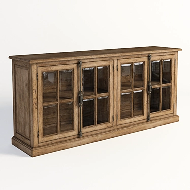 Elegant Marvin Sideboard by Gramercy Home 3D model image 1 