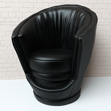 Elegant Swivel Chair 3D model image 1 