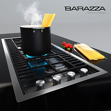 Barazza LAB Collection Hob - 1PLB3T Spaghetti 3D model image 1 