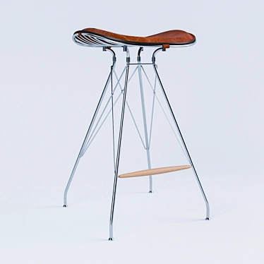 Wire Bar Stool by Overgaard & Dyrman