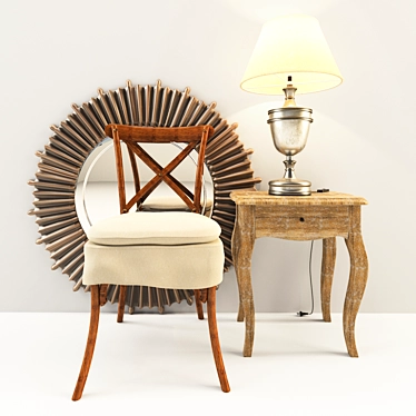 Le Home Set: Stylish Furniture and Accessories 3D model image 1 