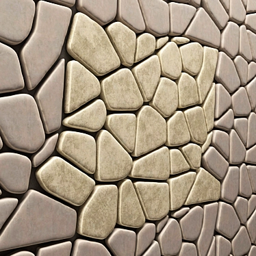 Stone Decor Panel: 3D Texture, 8192x8192 3D model image 1 
