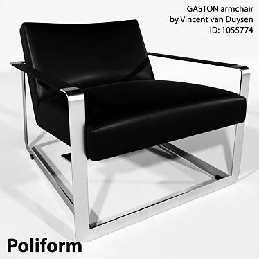 Gaston Summer Chair: Elegant Addition to Your Interiors 3D model image 1 