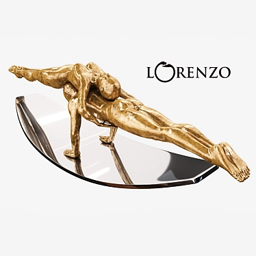 Lorenzo's Love Balance Sculpture 3D model image 1 
