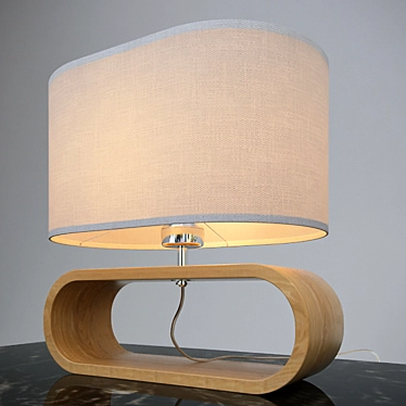 Lussole Nulvi Table Lamp 3D model image 1 