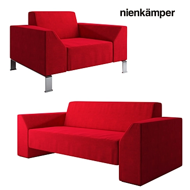 Nienkamper Berkley: The Perfect Combination of Comfort and Style 3D model image 1 