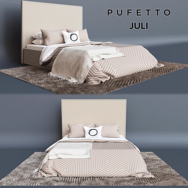 Juli Bed: Elegant Harmony and Freedom 3D model image 1 