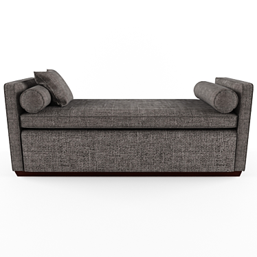 Escher Ottoman: Versatile, Stylish, Functional 3D model image 1 