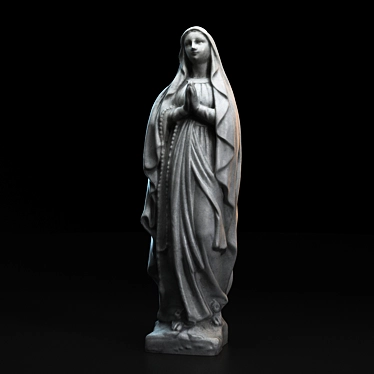 Divine Blessed Virgin Mary 3D model image 1 