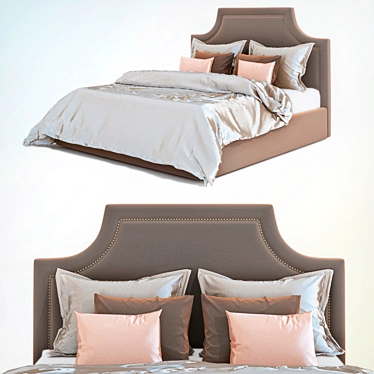 CozyDreams: King Size Bed 3D model image 1 