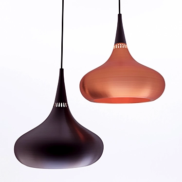 Orient Copper SL-9018: Elegant Copper Table Lamp 3D model image 1 