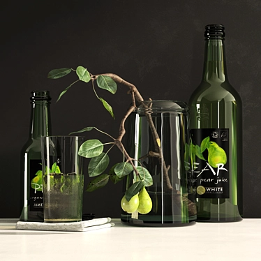 Pear-themed Bottle Lid 3D model image 1 
