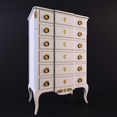 Stella del Mobili Chest: Elegant and Functional 3D model image 1 