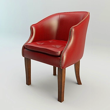 Provasi Italian Designer Armchair 3D model image 1 