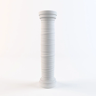 Elegant Classic Column 3D model image 1 