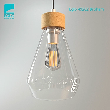 Eglo 49262 Brixham Pendant: Elegant Lighting Fixture from Austria 3D model image 1 