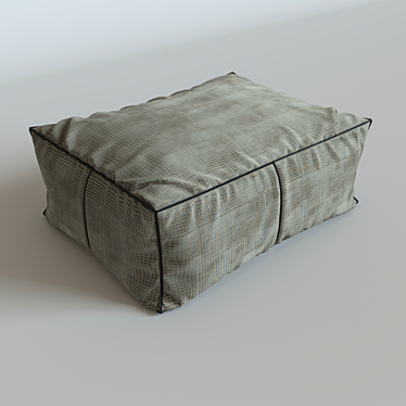 Minimalist Comfort Pouf 3D model image 1 