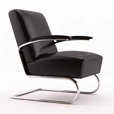 Contemporary Thonet Armchair S 411 3D model image 1 