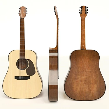 Melody Maker Acoustic Guitar 3D model image 1 
