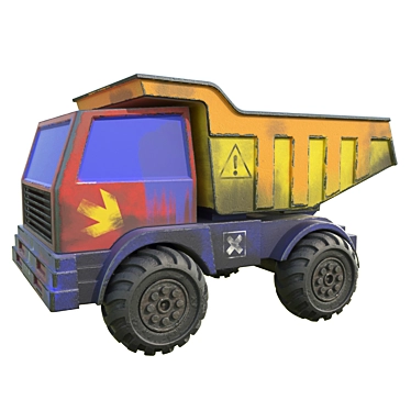 Mini Toy Truck | Fun and Playful 3D model image 1 