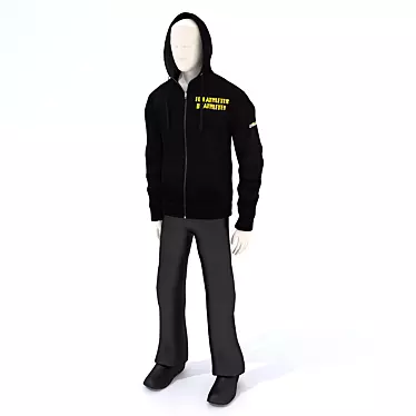 Casual Mannequin Sweatshirt 3D model image 1 