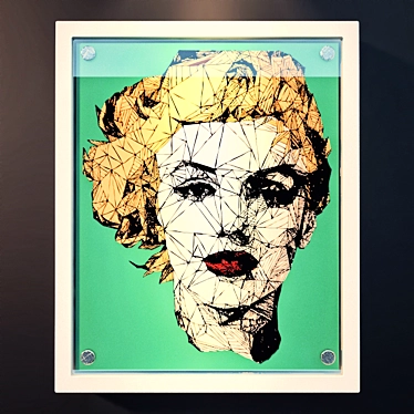 Marilyn Monroe Perf Portrait: 70X58 cm 3D model image 1 