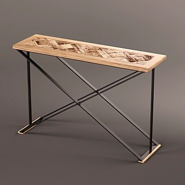 Loft Design Console: Sleek and Functional 3D model image 1 