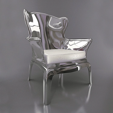 Elegant Spanish Classic Chair 3D model image 1 