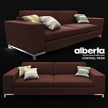 Modern Italian Sofa: Alberta Central Park 3D model image 1 