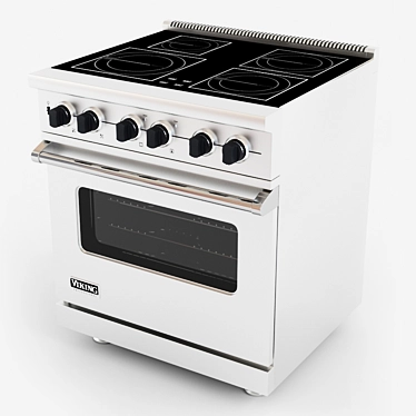 30-Inch Viking Induction Range 3D model image 1 