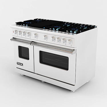 Viking 48" Gas Range with Grill 3D model image 1 